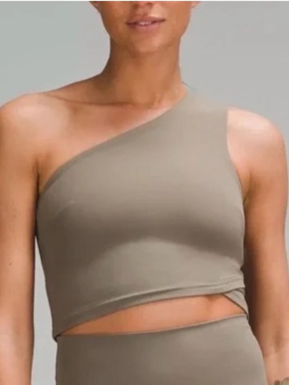 lululemon Align Asymmetrical Tank Top Nomad Size 4